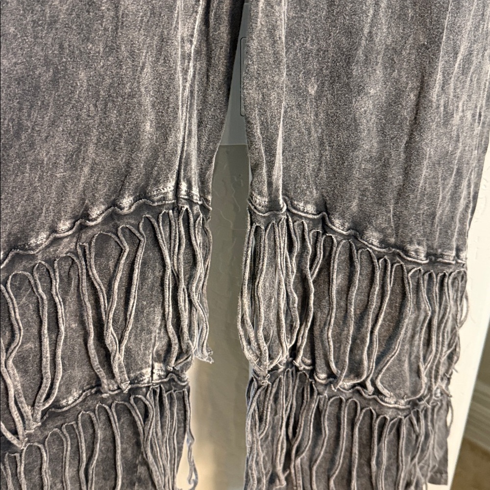 J.Her Dance With Me Mineral Washed Fringe Western Pants - Picture 6 of 10